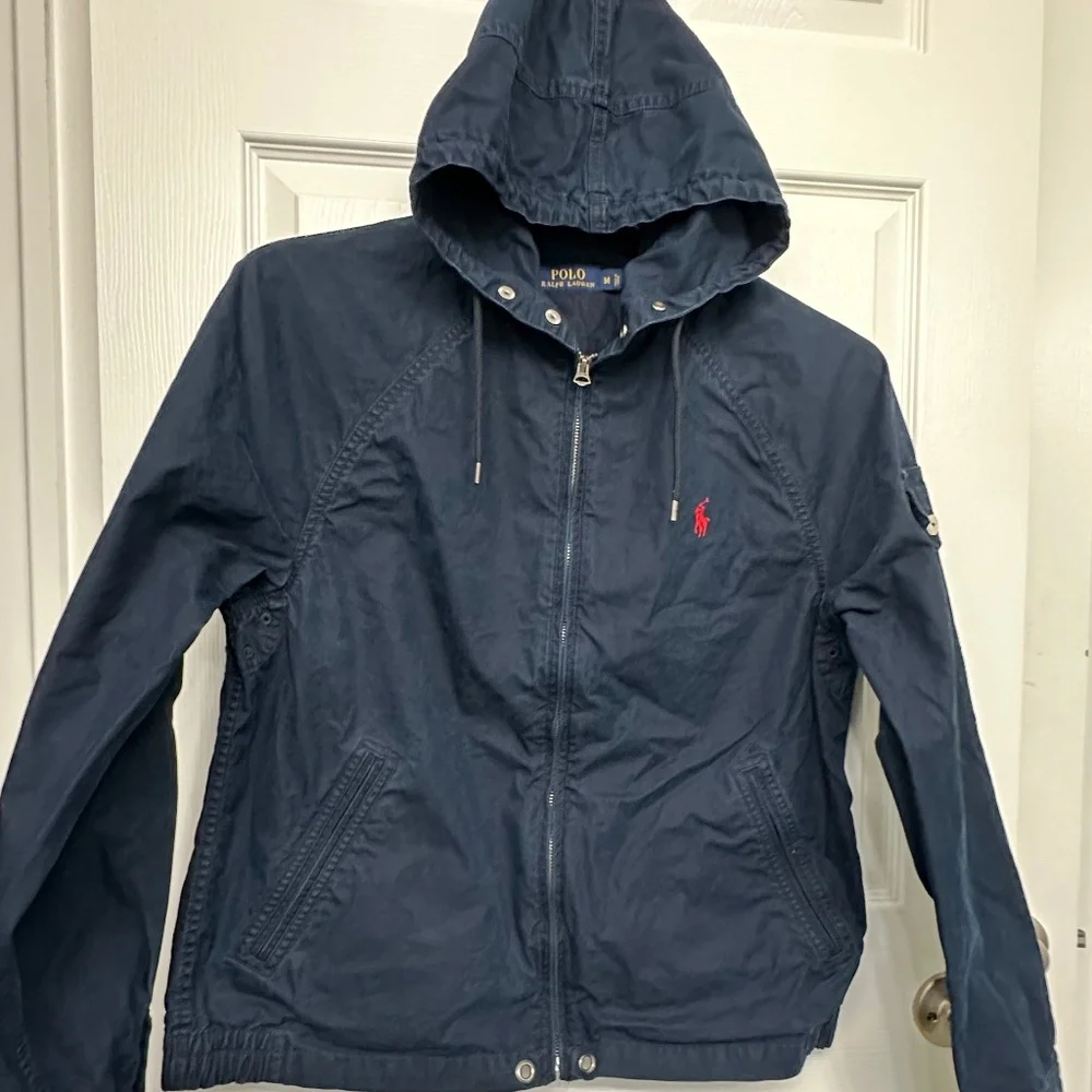 Polo Ralph Lauren Women’s Navy Blue Coat – Size M - Picture 5 of 8